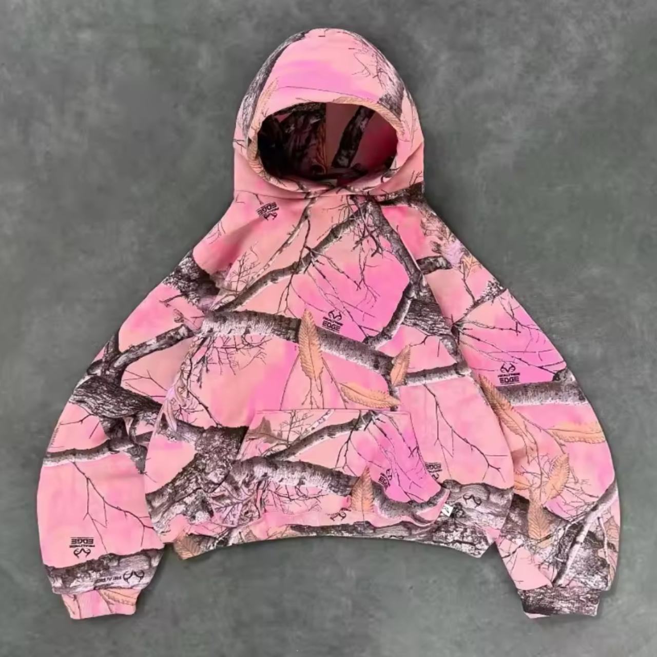 Pink Camo Hoodie
